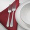 Lann's Linens Set of 12 Cloth Dinner Napkins, 20-inch Polyester Napkins, Washable and Reusable Fabric for Weddings, Hotels, Restaurants